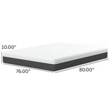 King Medium 10-Inch Cooling Memory Foam Mattress - Omega Lifestyles