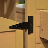 Kids Outdoor Wooden Playhouse With Door Windows Mailbox - Omega Lifestyles