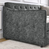 Twin Upholstered Tufted Daybed With Trundle - Omega Lifestyles