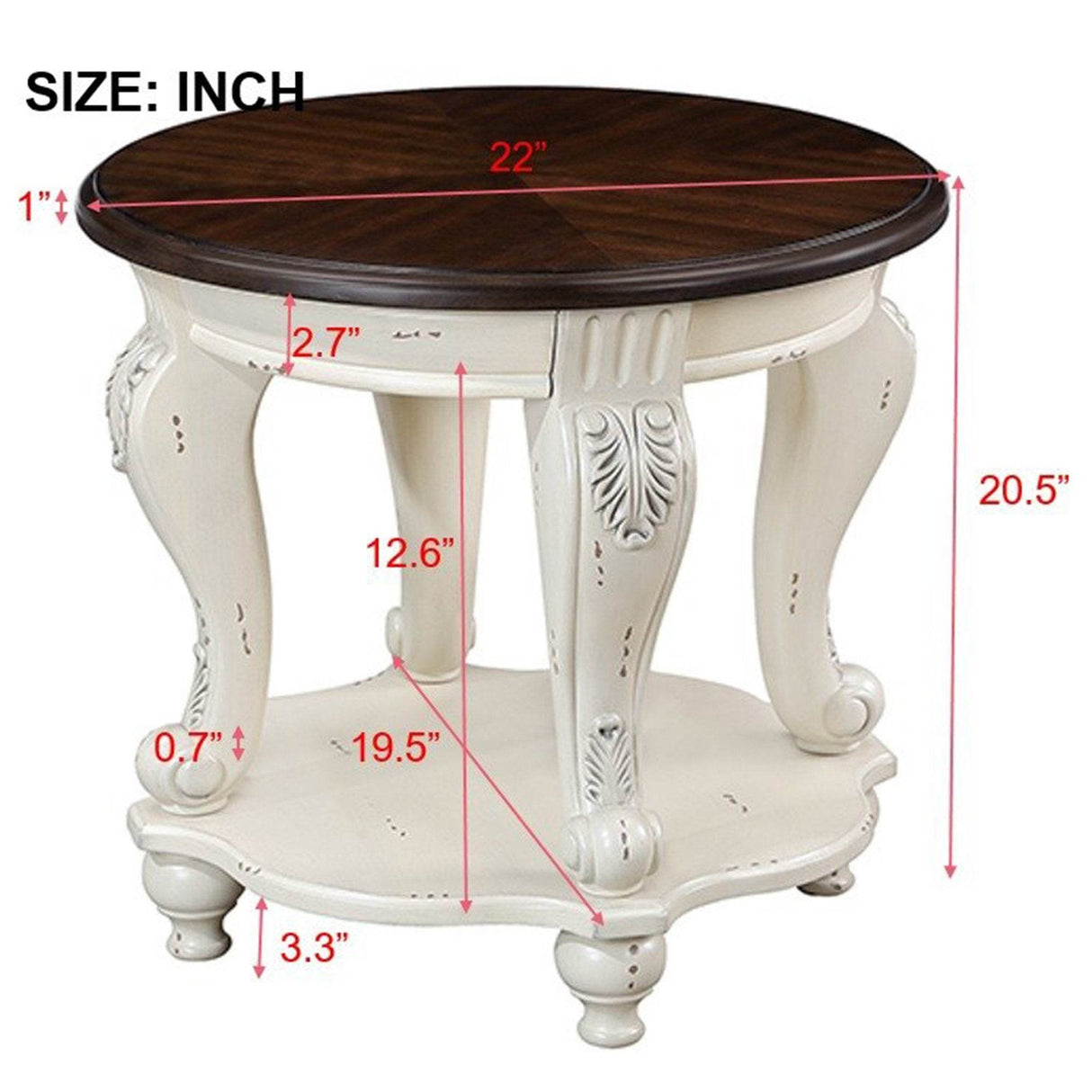 3-Piece American Style Solid Wood Coffee Table Set - Sleep Galleria