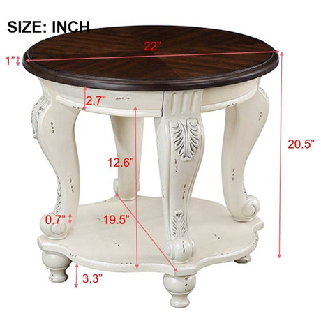 3-Piece American Style Solid Wood Coffee Table Set - Sleep Galleria