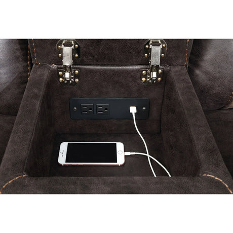 Brown Upholstered 3-Piece Manual Reclining Living Room Set - Omega Lifestyles