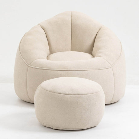 Microfiber Foam Filled Bedding Bean Bag Chair - Sleep Galleria