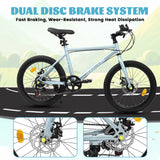 20-Inch Kids Steel Frame 7-Speed Disc Brake Bike - Omega Lifestyles