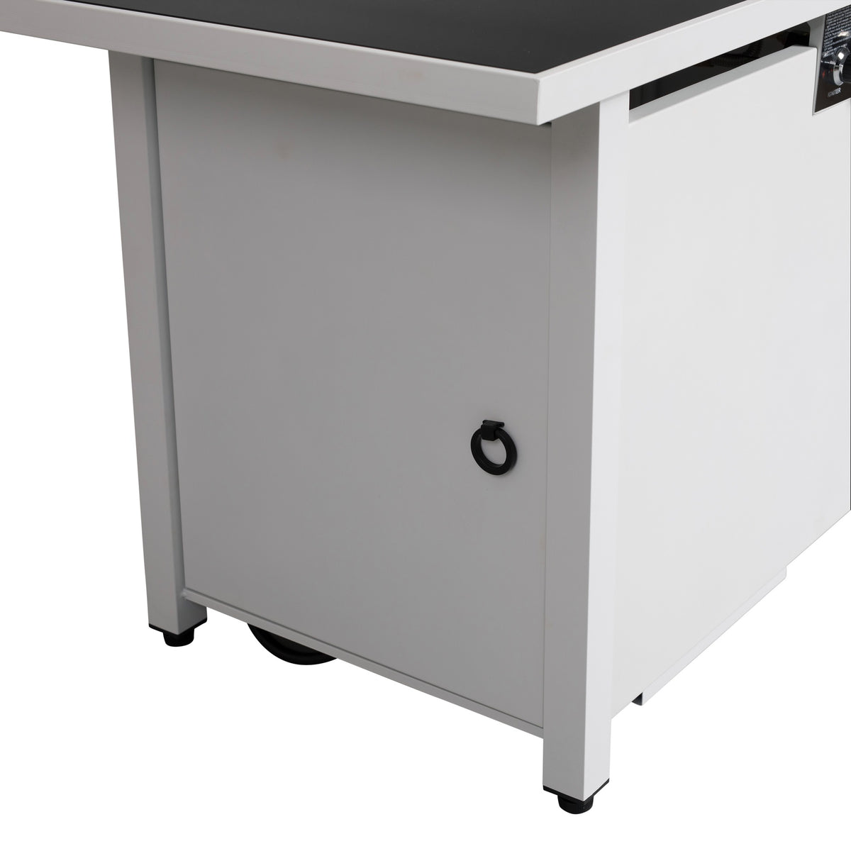 Modern Rust-Resistant Stainless Steel Outdoor Fire Pit Table