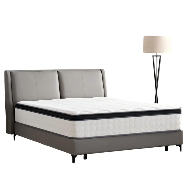 Medium 12-Inch Pocketed Coil Full Mattress With Gel Foam - Omega Lifestyles