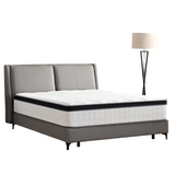 King Medium 12-Inch Gel Memory Foam Pocketed Coil Mattress - Omega Lifestyles