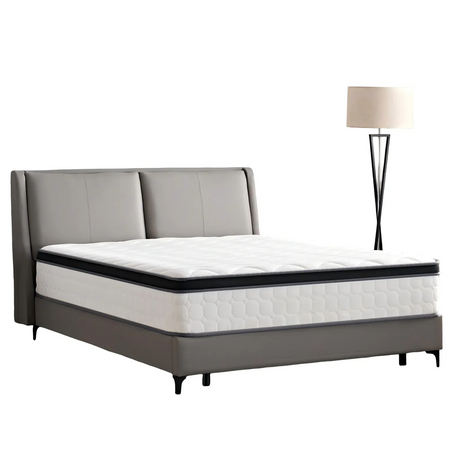 King Medium 12-Inch Gel Memory Foam Pocketed Coil Mattress - Omega Lifestyles