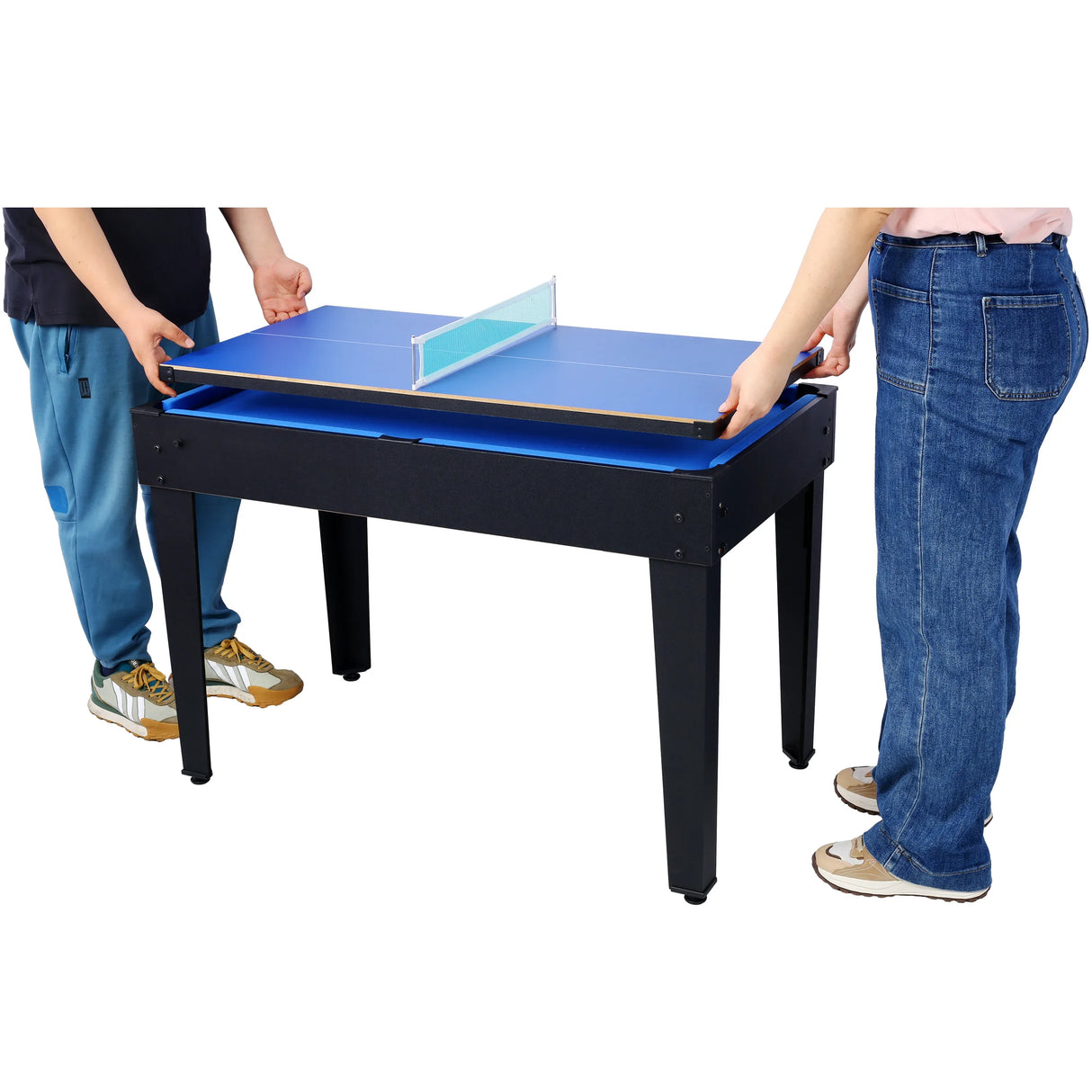5-in-1 Multi-Game Table Billiards Foosball Ping Pong Basketball - Omega Lifestyles