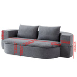 Foldable Memory Foam Convertible Sofa Bed Twin - Omega Lifestyles