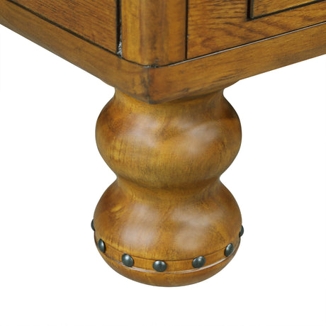 Solid Wood 40-Inch Antique Coffee Table With Drawers - Sleep Galleria