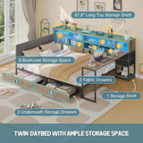 Twin Corner Bed Frame With Storage Bookcase And Desk - Omega Lifestyles