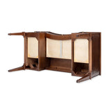 Wooden Executive Desk With Five Soft-Close Drawers - Omega Lifestyles