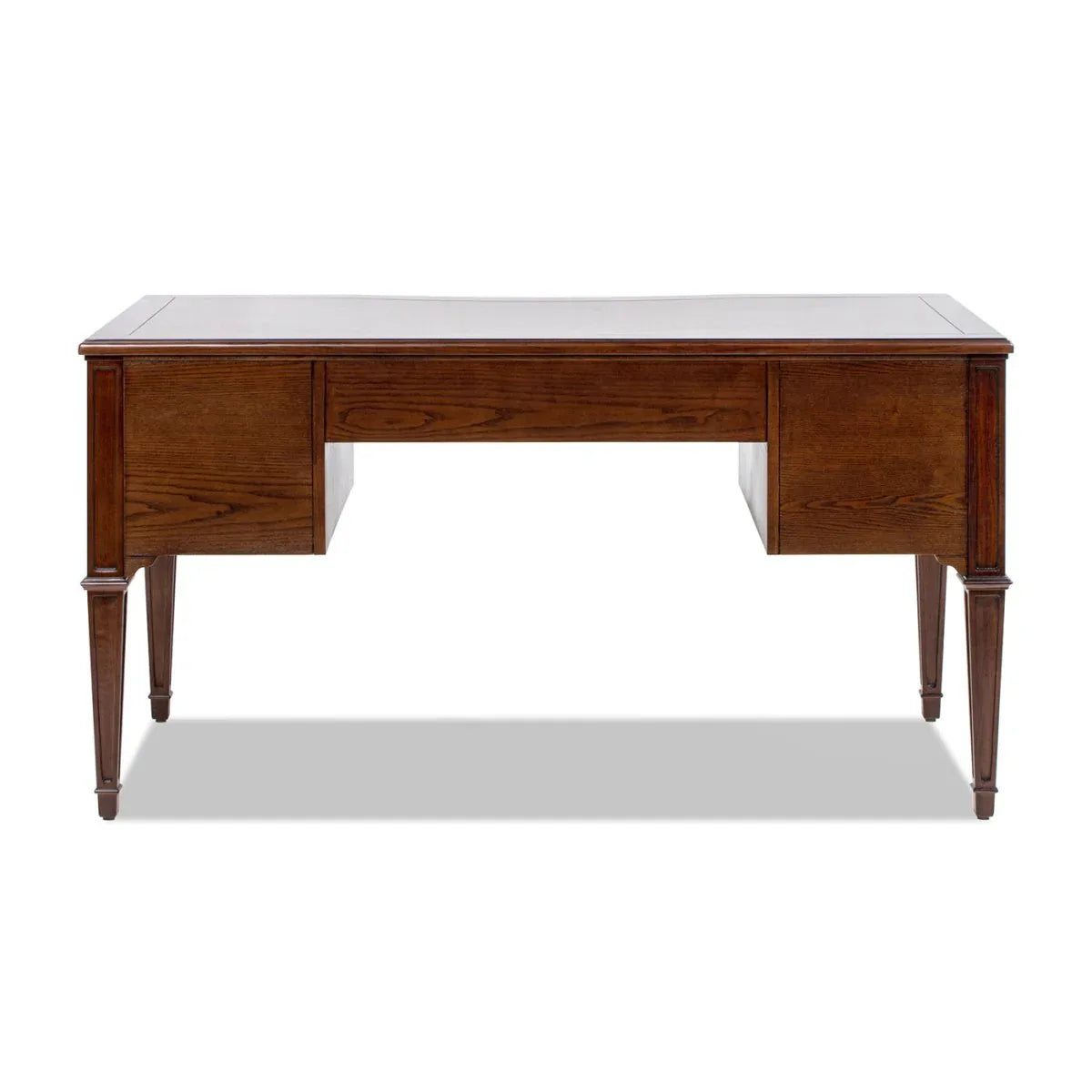 Wooden Executive Desk With Five Soft-Close Drawers - Omega Lifestyles