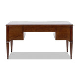Wooden Executive Desk With Five Soft-Close Drawers - Omega Lifestyles
