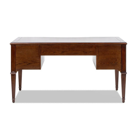 Wooden Executive Desk With Five Soft-Close Drawers - Omega Lifestyles