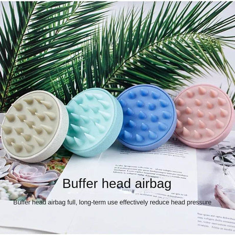 Silicone Manual Wet Dry Scalp Massage Brush - Sleep Galleria