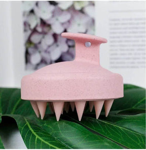 Silicone Manual Wet Dry Scalp Massage Brush - Omega Lifestyles