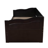 Twin Extendable Solid Wood Daybed With Trundle Drawers - Omega Lifestyles