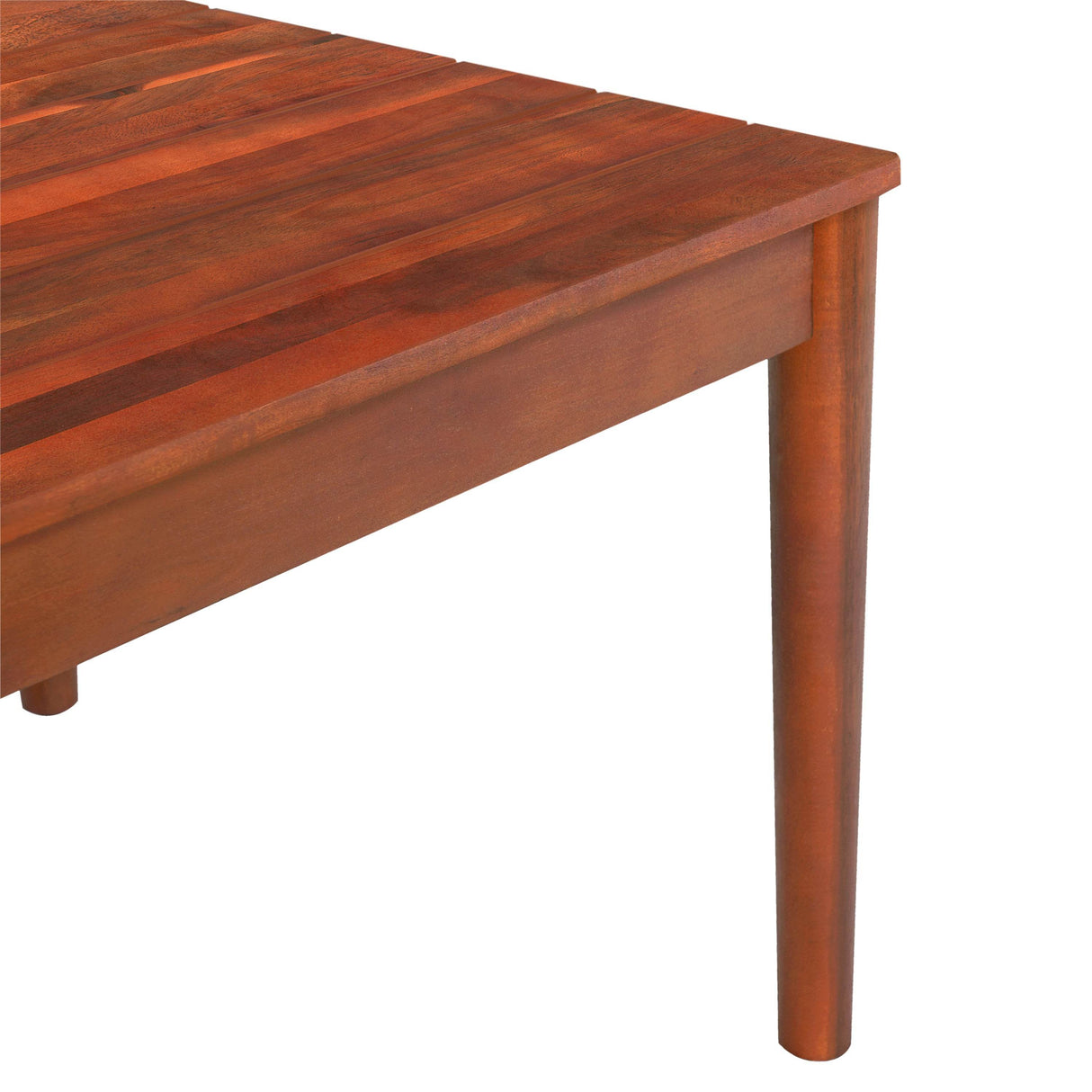 Rustic Acacia Wood Outdoor Coffee Table - Sleep Galleria