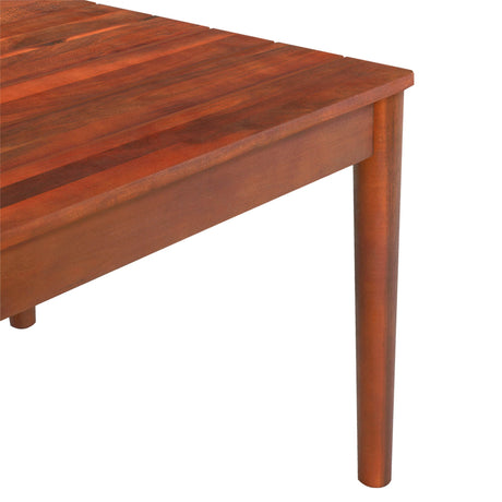 Rustic Acacia Wood Outdoor Coffee Table - Sleep Galleria