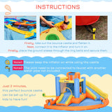 Kids Inflatable 5-in-1 Water Slide Bounce House - Omega Lifestyles