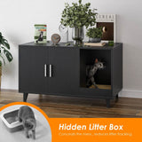 Hidden Cat Litter Box Enclosure With Scratch Pad - Sleep Galleria