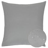 Outdoor Weather Resistant 20x20 Silver Polyester Pillow - Omega Lifestyles