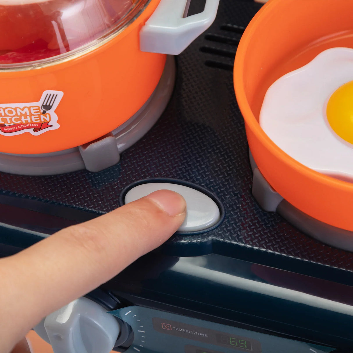 Kids Kitchen Playset With Real Sounds Light Accessories - Omega Lifestyles