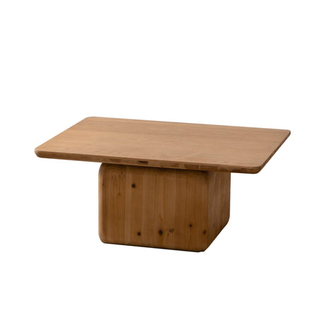 Vintage Style Natural Wood Grain Coffee Table Set Of 2 - Sleep Galleria
