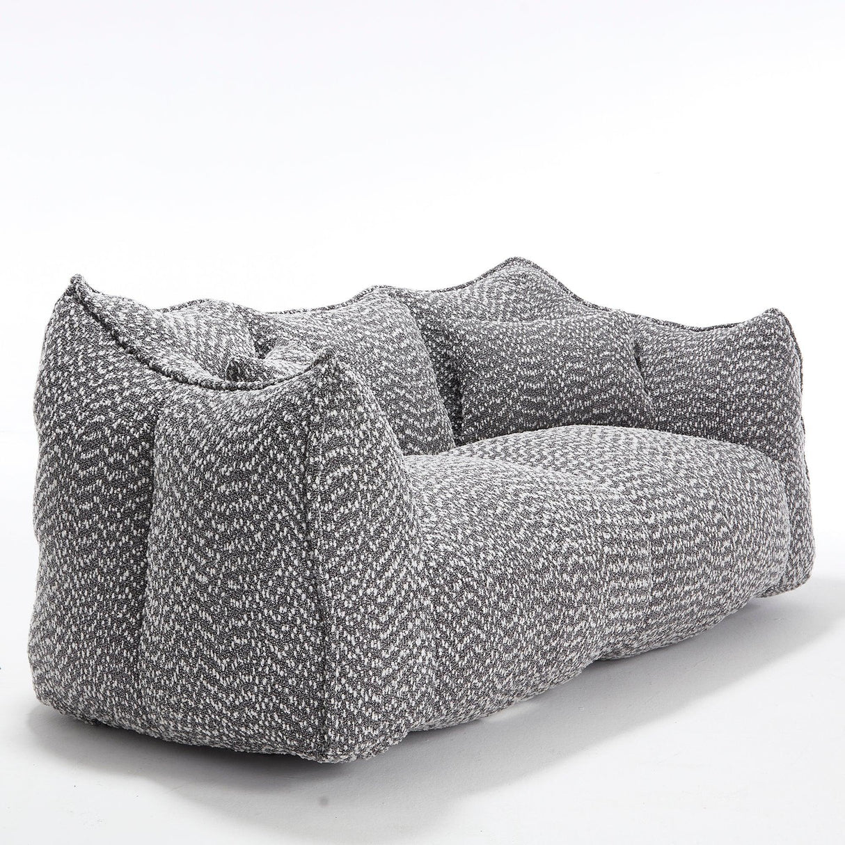 Dual Chenille Bean Bag Chair With High Resilience Foam Core - Omega Lifestyles