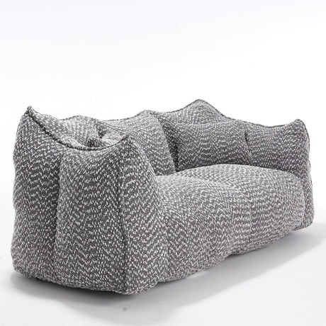 Dual Chenille Bean Bag Chair With High Resilience Foam Core - Omega Lifestyles