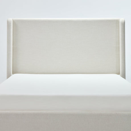 King Upholstered Wingback Bed Frame With Chenille Upholstery - Omega Lifestyles