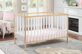 Deux Remi 3-in-1 Convertible Solid Wood Baby Crib - Omega Lifestyles