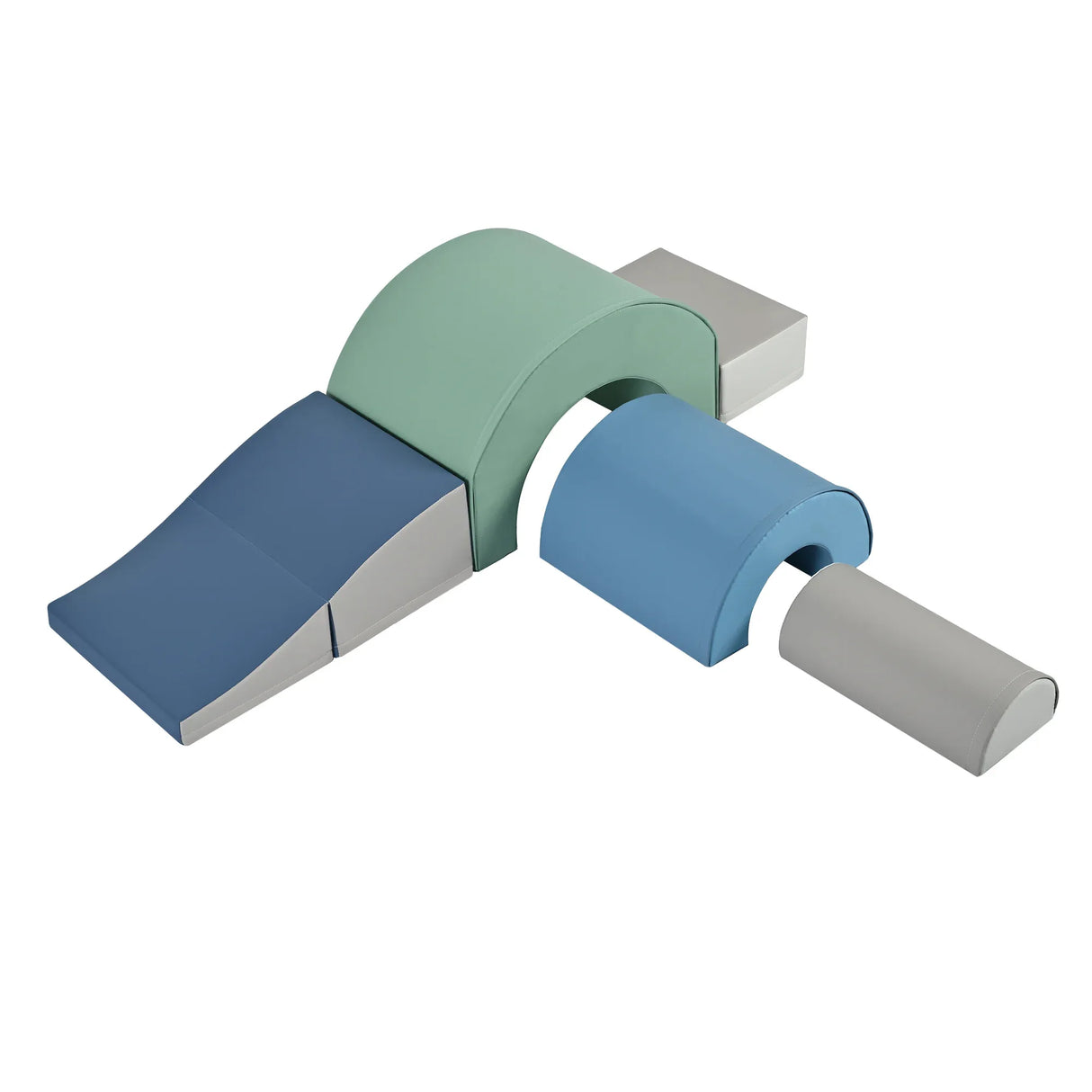 5-Piece Soft Foam Kids Climbing Blocks Indoor Play Set - Omega Lifestyles