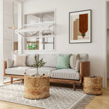 Nesting Round Farmhouse Coffee Table Set Of 2 - Omega Lifestyles