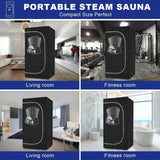 Portable Steam Sauna Tent With Folding Chair Remote Control - Omega Lifestyles