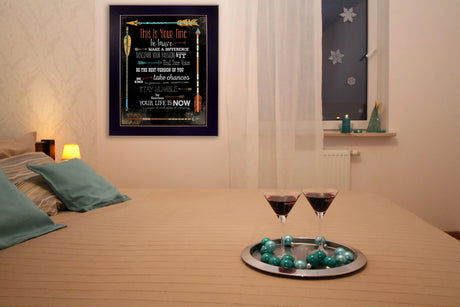 Multicolor MDF Printed Wall Art Framed Poster - Omega Lifestyles