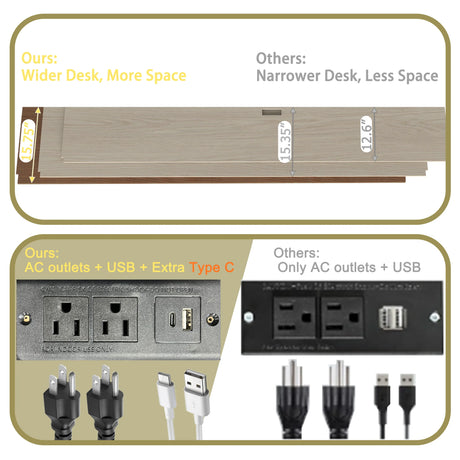 Full Over Twin Metal Bunk Bed With Desk Charging Station - Omega Lifestyles