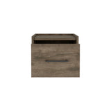 Wall-Mounted Floating Nightstand With Sleek Single Drawer - Omega Lifestyles