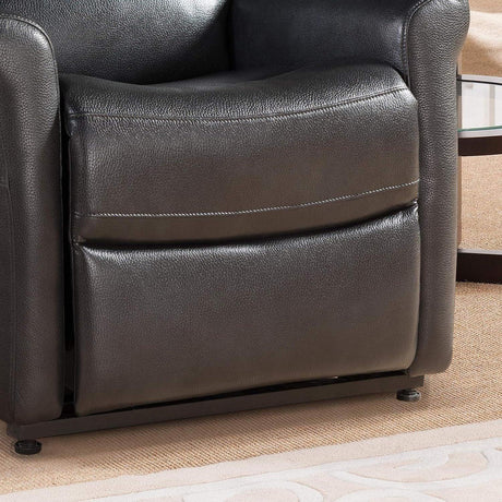 Power Reclining Faux Leather Memory Foam Lift Chair - Omega Lifestyles