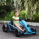 Electric Kids Drift Go Kart With Safety Belt And Music - Omega Lifestyles