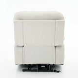 Ivory Remote-Controlled Heated Massage Assistive Recliner - Omega Lifestyles
