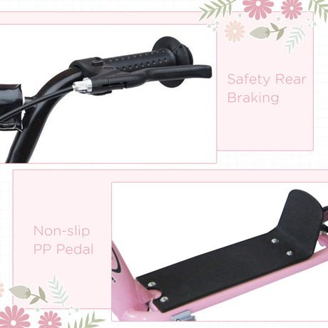 Kids Adjustable Height Big Wheel Steel Kick Scooter - Omega Lifestyles