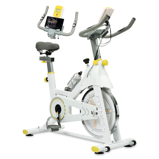 Indoor Fitness Steel Frame Adjustable Exercise Bike - Omega Lifestyles
