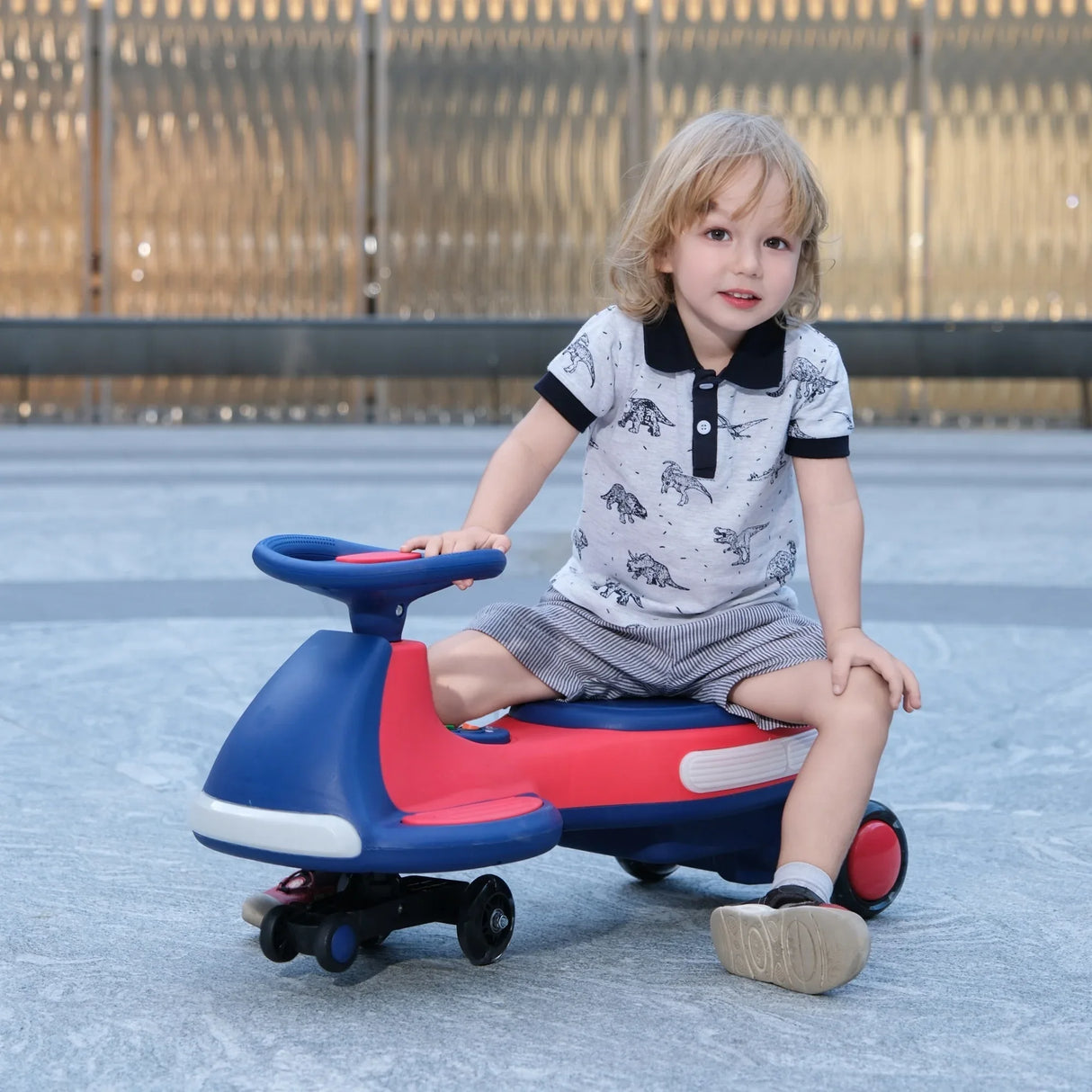 Kids Electric Wiggle Car Rechargeable Battery Pedal Toy - Omega Lifestyles