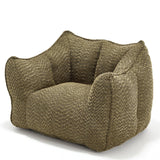 Chenille Bean Bag Chair With Resilient Foam - Omega Lifestyles