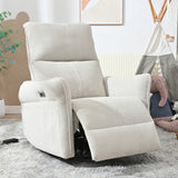 Power Swivel 270° Recliner Chair With Rocking Function