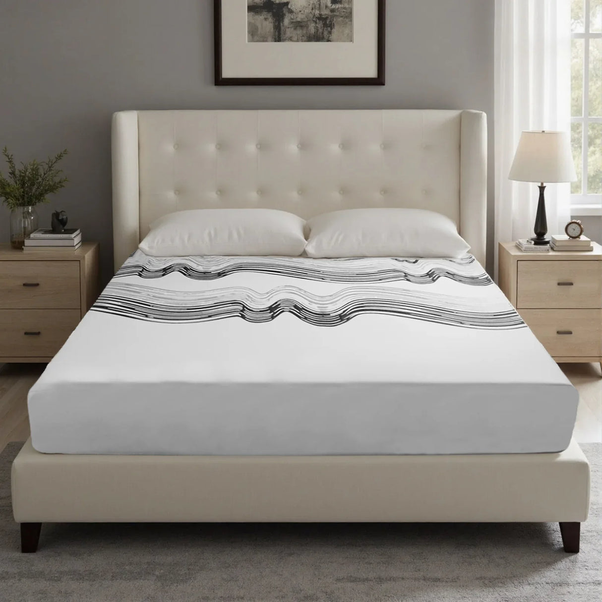 Medium 12-Inch Plush Foam Queen Mattress - Omega Lifestyles