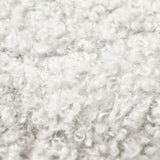 Ivory Faux Fur Upholstered Storage Bench With Gold Legs - Omega Lifestyles